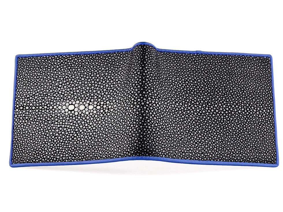 Thumbnail: Black Stingray Leather Wallet