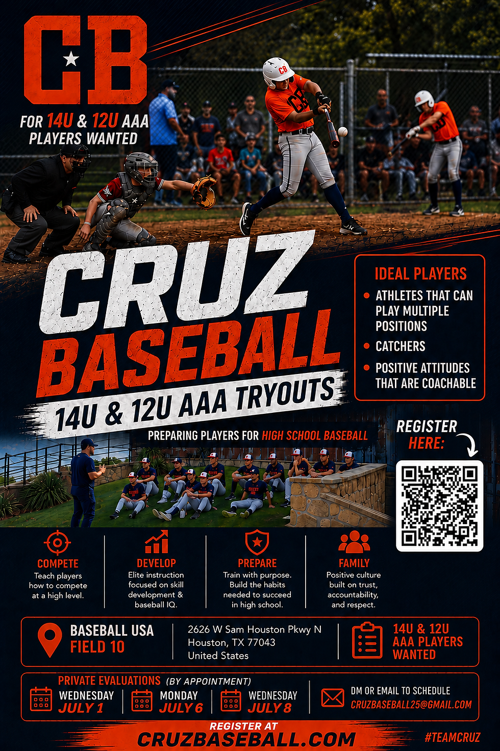 12U & 14U TRYOUTS QR code