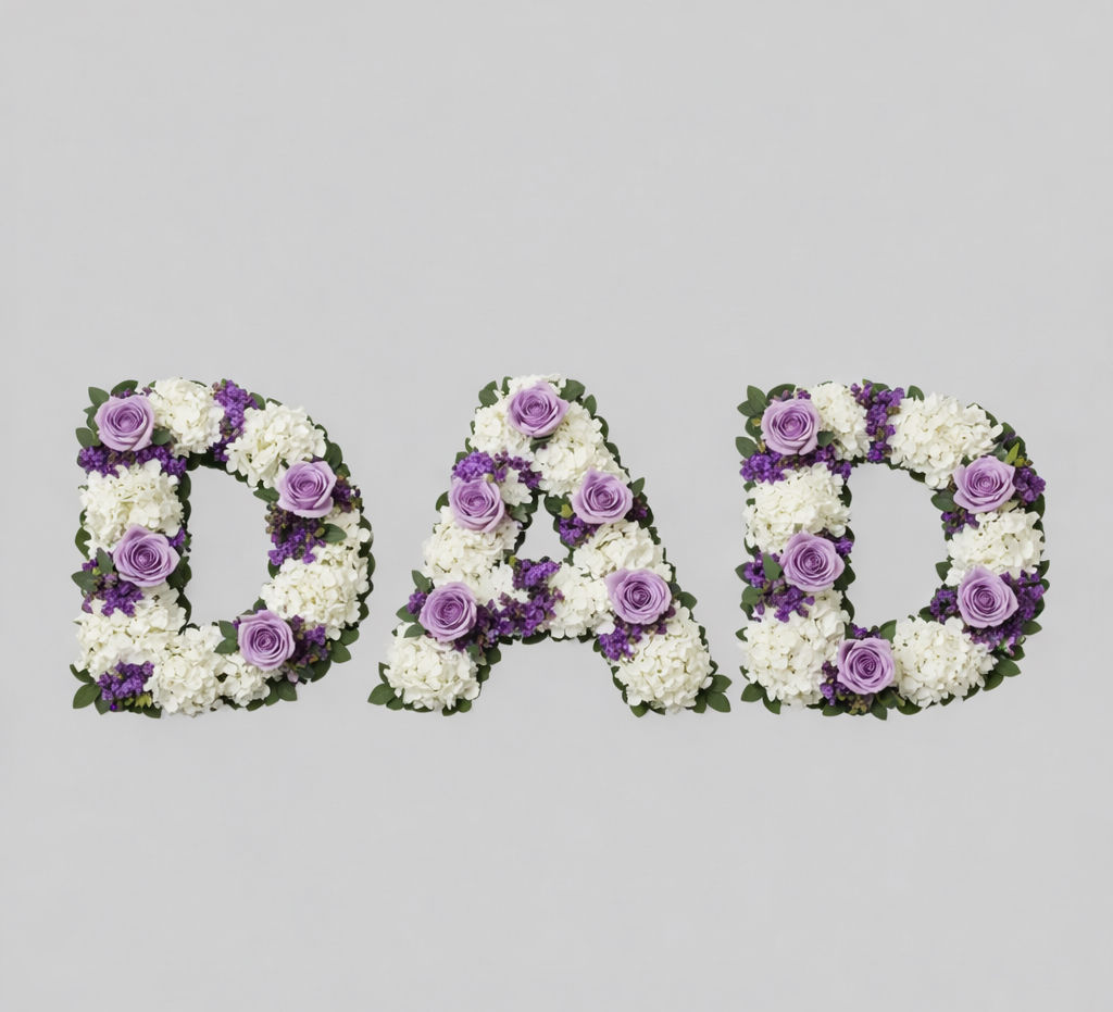 Customized  Letter Flower Spray 
