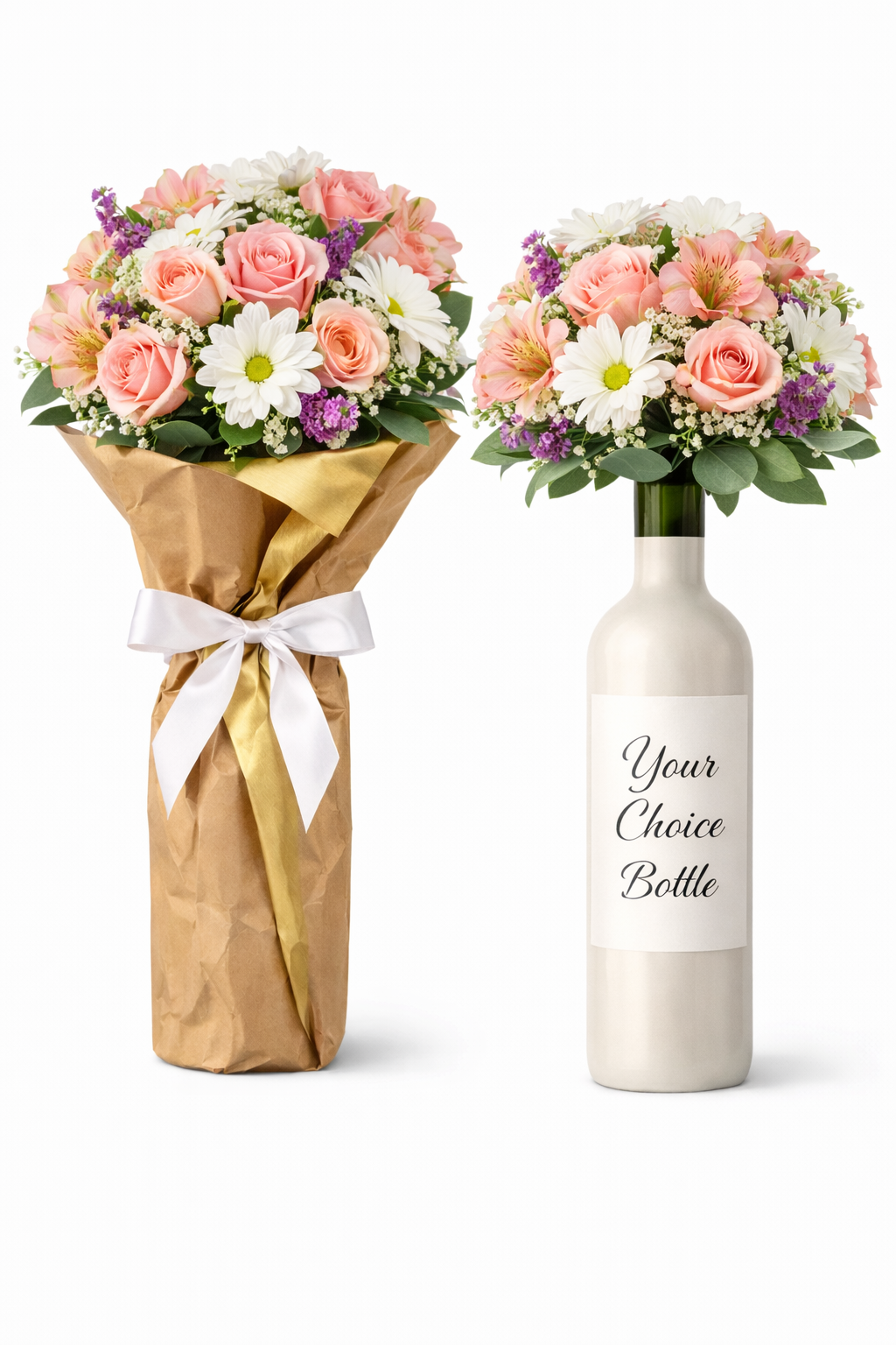 Bottle Floral Bouquet
