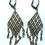 Thumbnail: Hand Made Sterling Silver Filigree Dangle Earrings