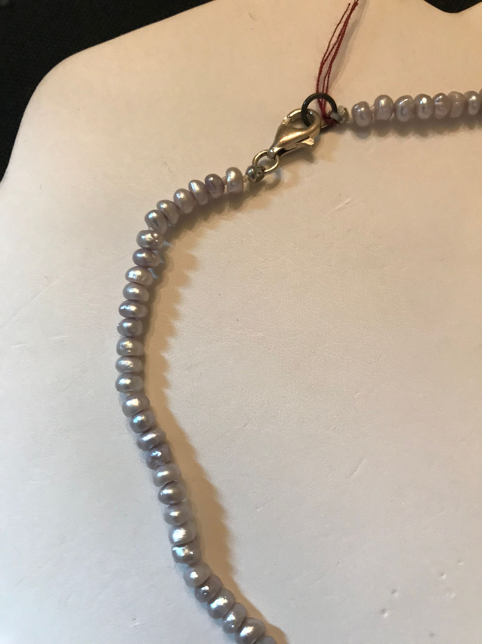Thumbnail: Small Grey Freshwater Pearl Necklace