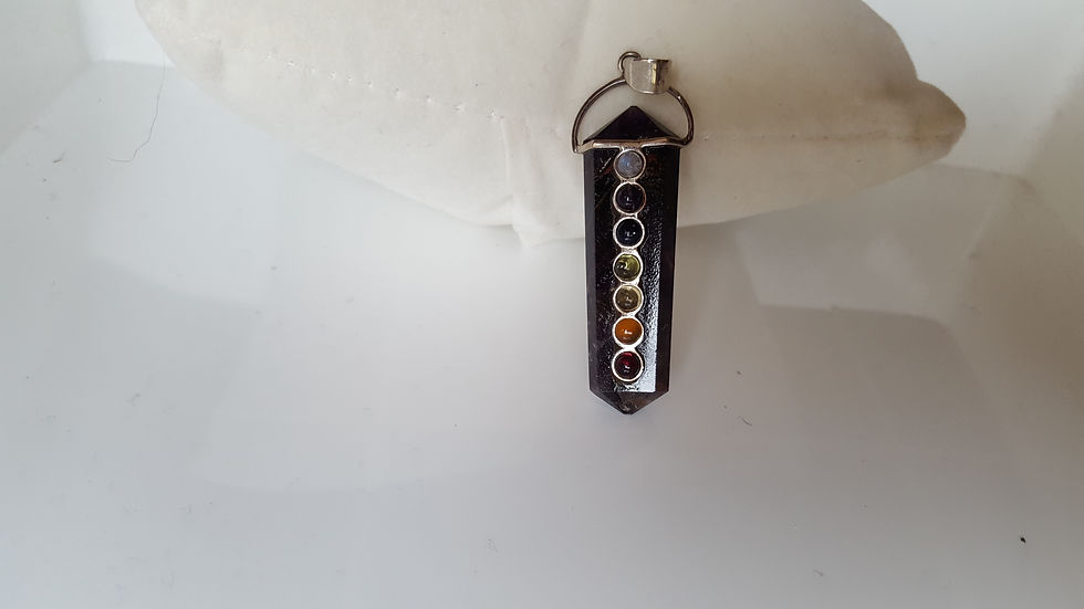 Thumbnail: Chakra Quartz Pendant