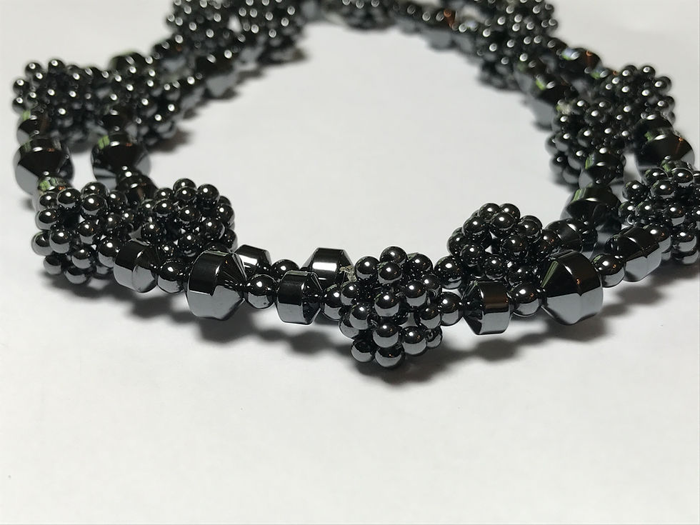 Thumbnail: Hematite Ball Bead Necklace