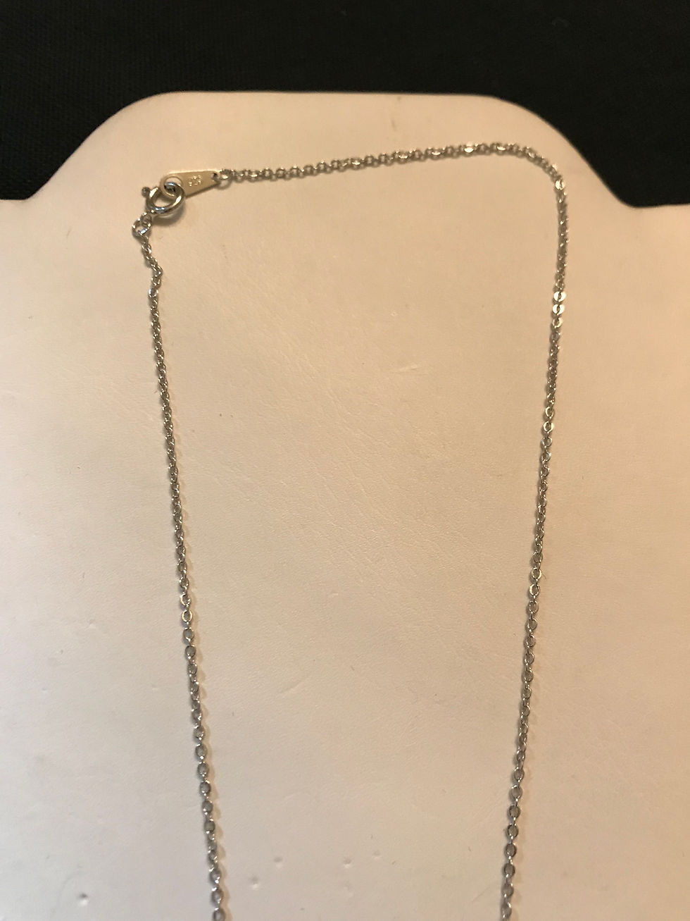 Thumbnail: Purple Enamel Handbag with Crystal Pendant on Silver Chain