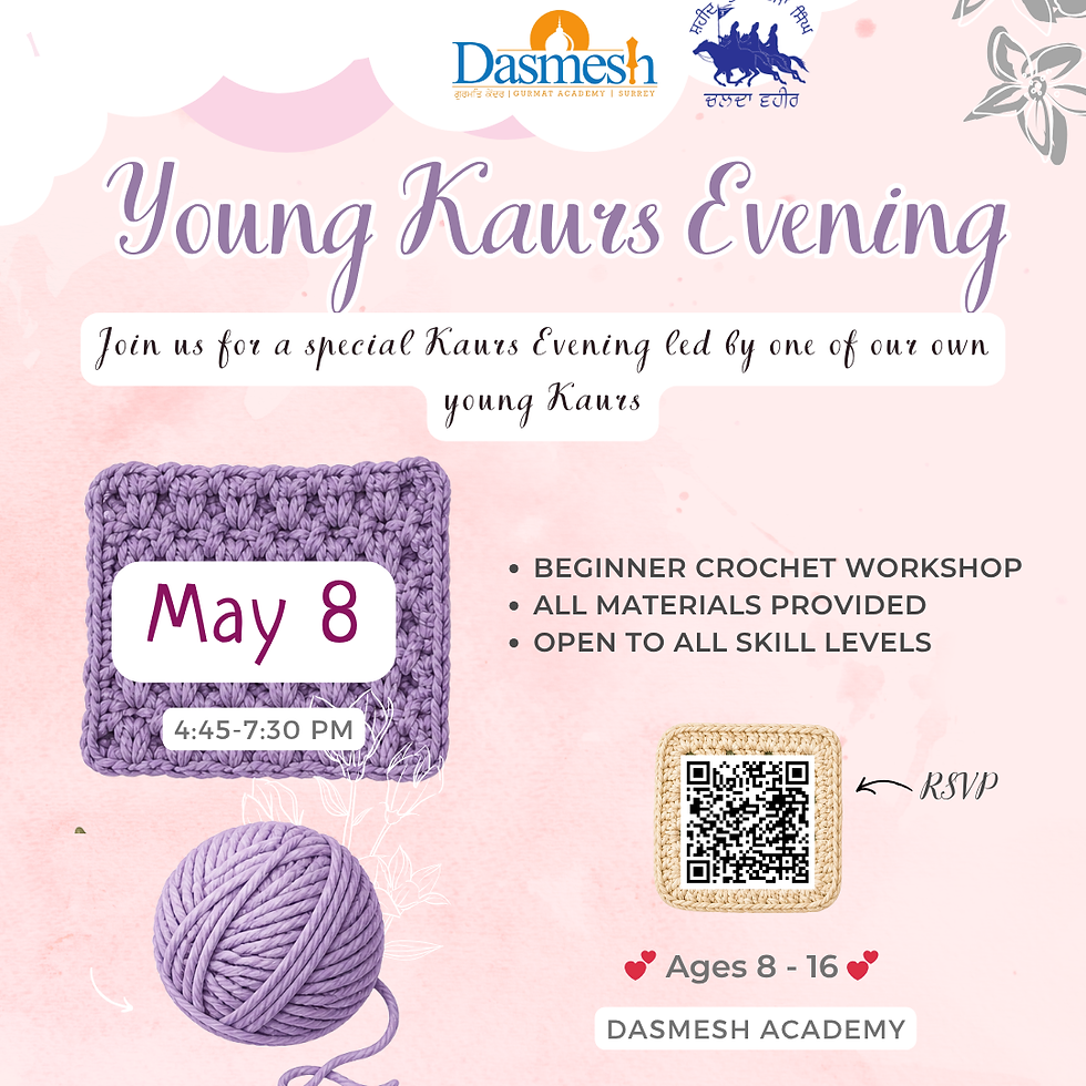 Young Kaurs Evening (ages 8-16)