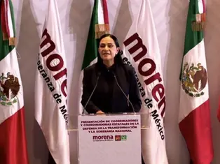 Morena presenta a sus primeros coordinadores estatales en Aguascalientes, Campeche y Colima; Nora Ruvalcaba, la primera seleccionada