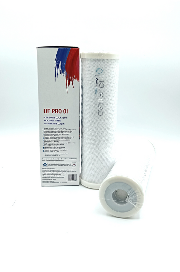 vattenfilter med 4-stegs ultramembranfiltrering av bakterier som E. coli