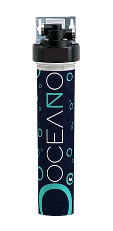 Oceano under vask filter med hurtigt patronskift mod kalk