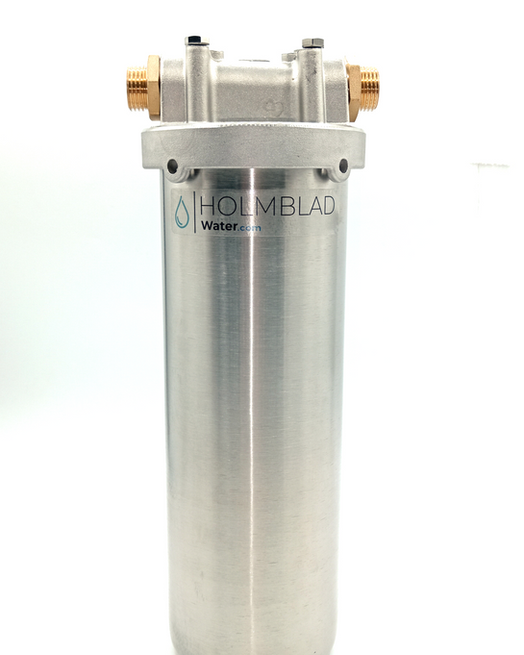 vandfilter til køkken i rustfrit stål