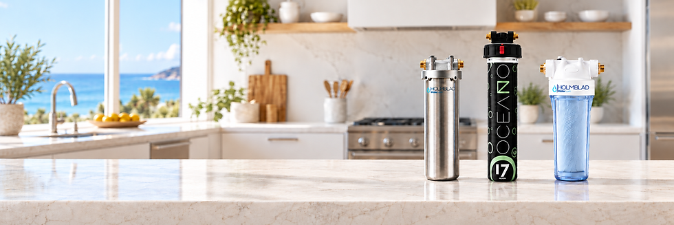 Vandfilter til vandfiltrering af PFAS, pesticider og mikroplast