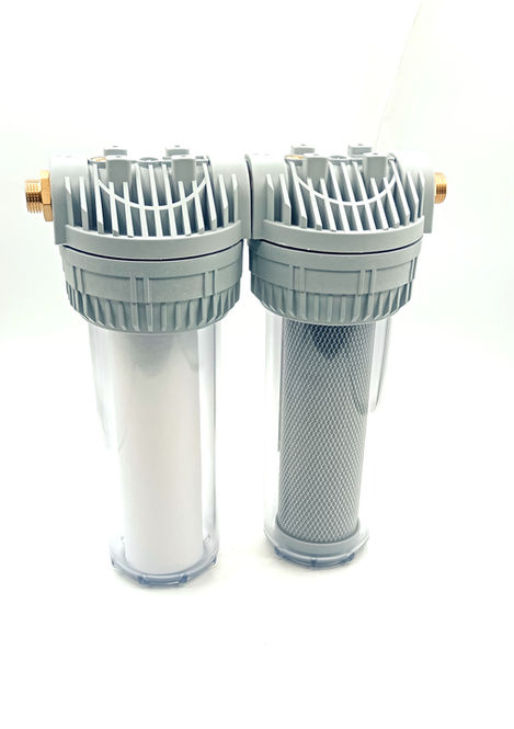 2 trins vandfilter produceret i EU mod PFAS, pesticider, kalk og bakterier