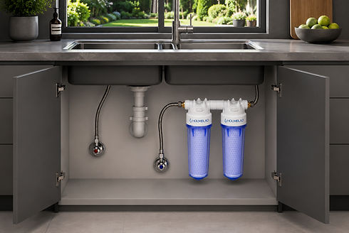 2-trins vandfilter mod kalk, pfas, pesticider, bakterier