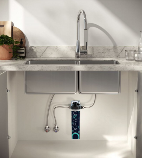 Italian Oceano water filter with limescale filtration