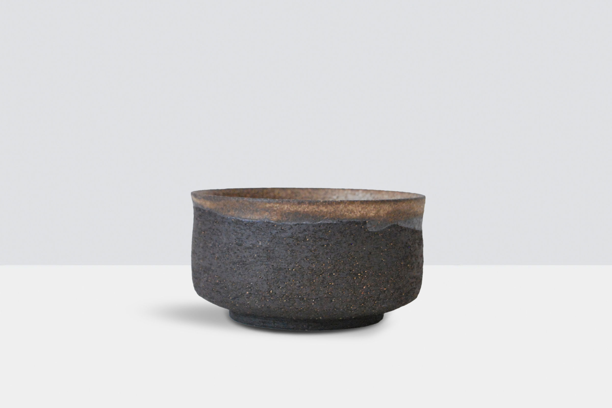 Vulcanic matcha bowl - brown