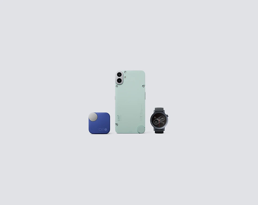 CMF Products (earbuds, phone and watch)