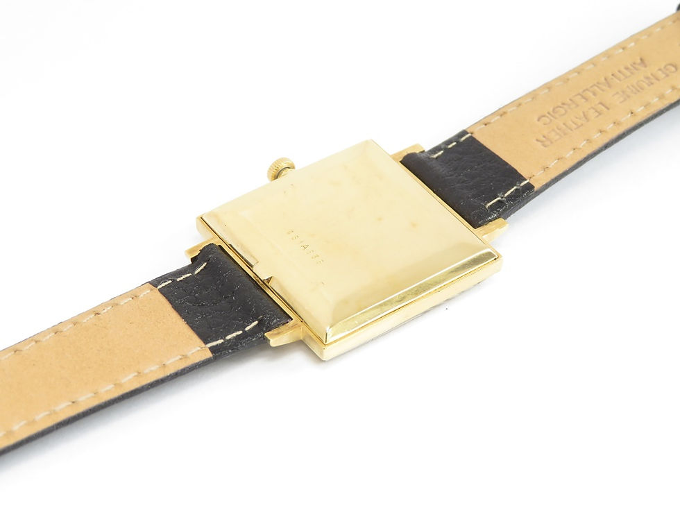 Thumbnail: Solid 18ct Gold Zenith Kennedy Mens Watch c1965