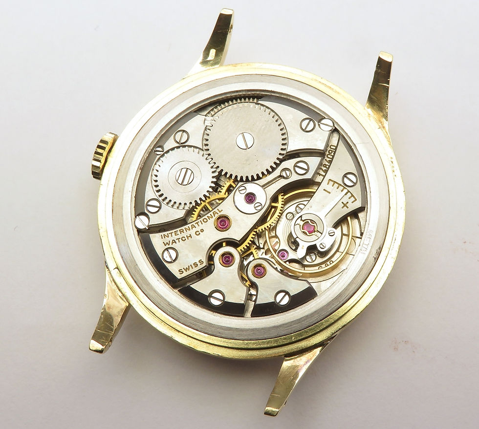 Thumbnail: Solid 18ct gold International Watch Company IWC calibre 89 c1958