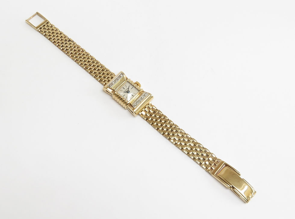 Thumbnail: 9ct Gold and Diamonds Rolex Tudor 1951
