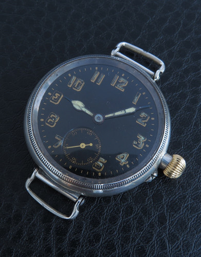 Very Rare Silver Longines Borgel Military Trench Watch c1915