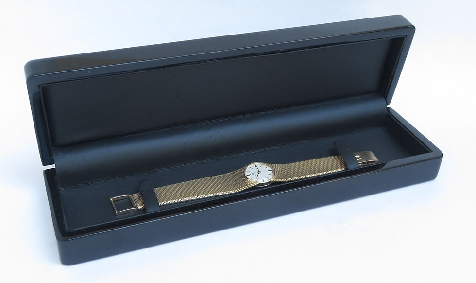 Thumbnail: Beautiful Solid 9ct Gold Omega Ladies Watch c1966