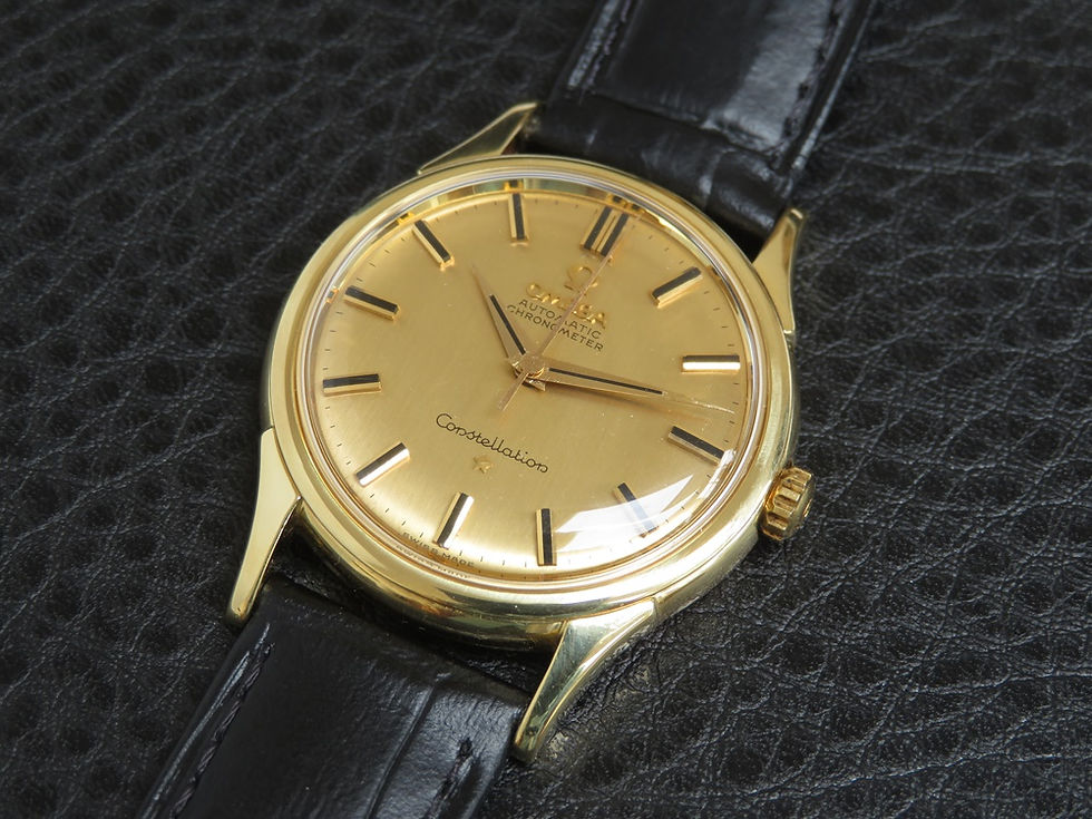 Thumbnail: Solid 18ct Gold Omega Constellation Deluxe c1961