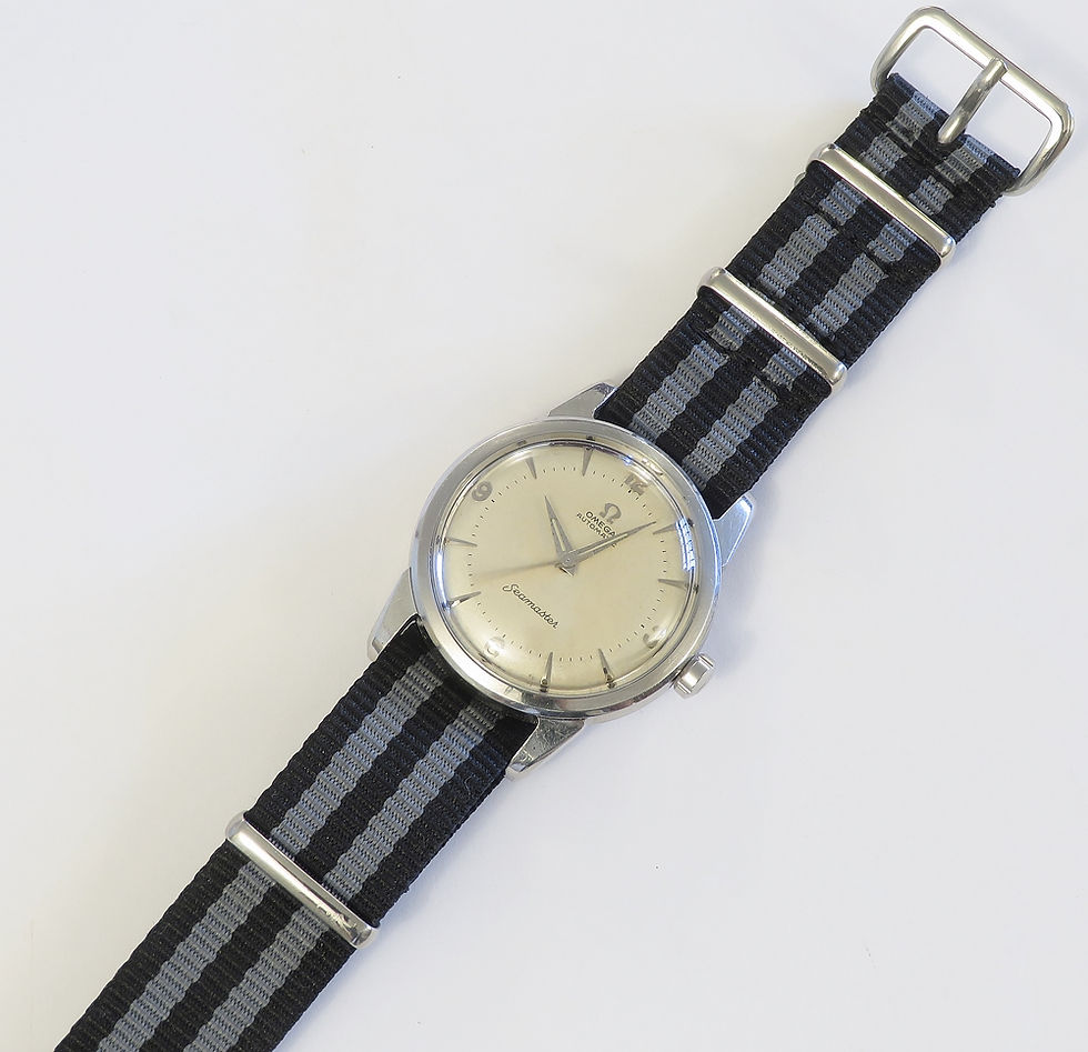 Thumbnail: Omega Seamaster Auto Calibre 501 Two Tone Explorer Dial 1957