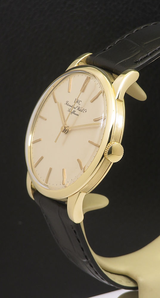 Thumbnail: Near Mint Solid 18ct Gold IWC Calibre 89 Oversize from 1956