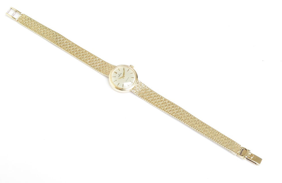 Thumbnail: Solid 9ct Gold Omega Geneve Ladies Cocktail Watch c1958