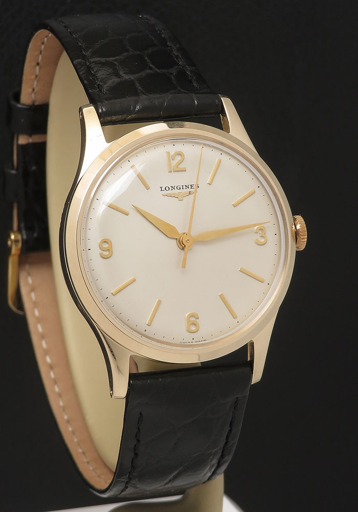 Mint Original Solid 9ct Gold Longines  12.68ZS  Mens Watch   c1960