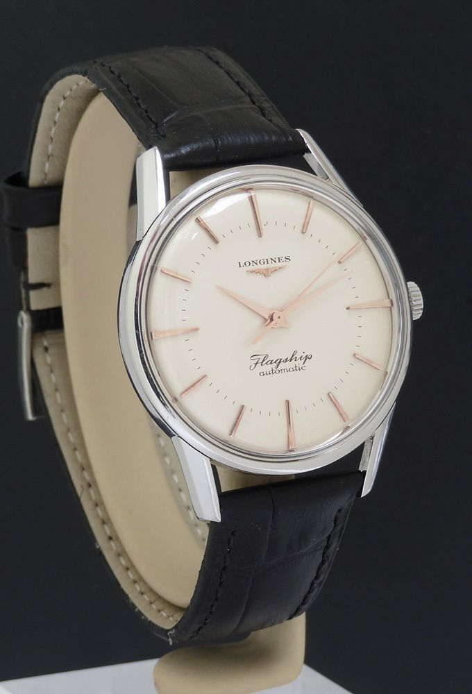 Thumbnail: Very Rare Longines Flagship 'Ghostship' Calibre 380 c1961