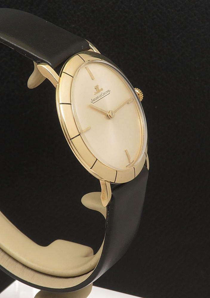 Thumbnail: Mint All Original Solid 18ct Gold Jaeger Le Coultre Slimline 1965