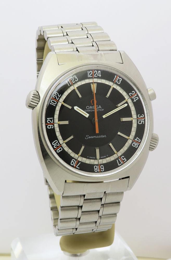Thumbnail: untouched and unrestored all original Omega Seamaster Jumbo Chronostop 1968