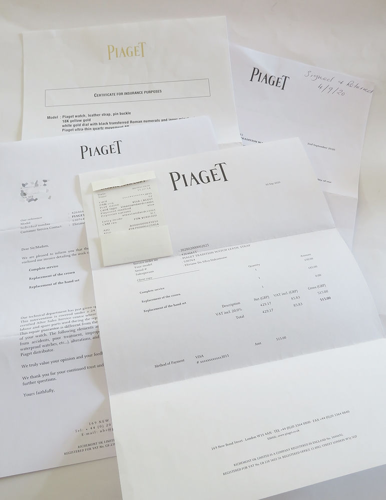 Thumbnail: All Original Solid 18ct Gold Piaget Ultra Thin with paperwork c1990