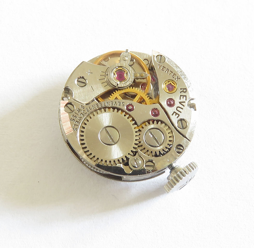 Thumbnail: Solid 18ct White Gold and Diamond Ladies Cocktail Watch by Vertex c1968