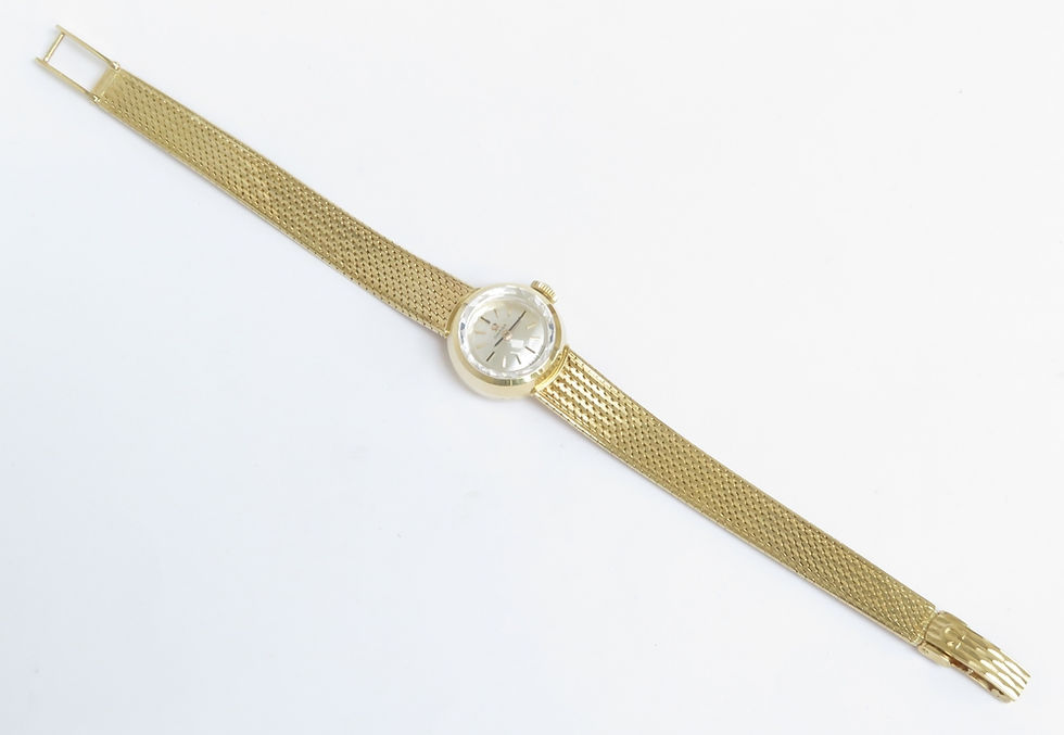 Thumbnail: Solid 18ct Omega Sapphette with Box 1962