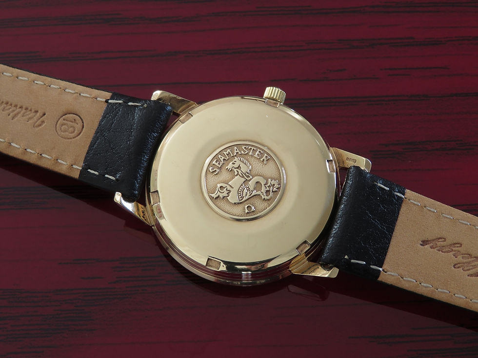 Thumbnail: Heavy solid 9ct gold Omega Seamaster  Automatic c1963