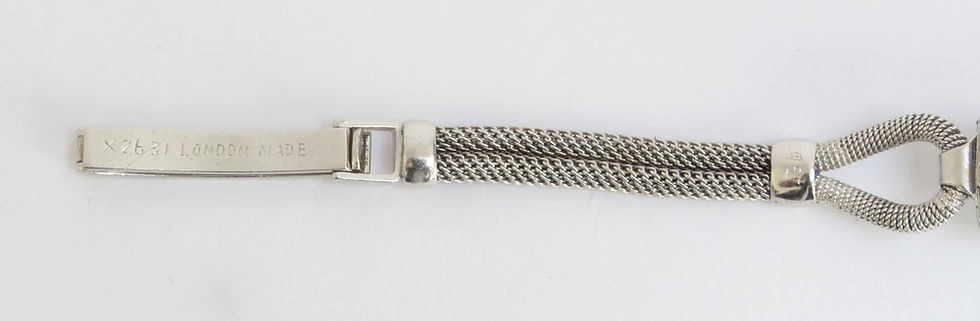 Thumbnail: Stunning Tudor Royal Platinum and Diamond Ladies Art Deco Cocktail Watch c1934