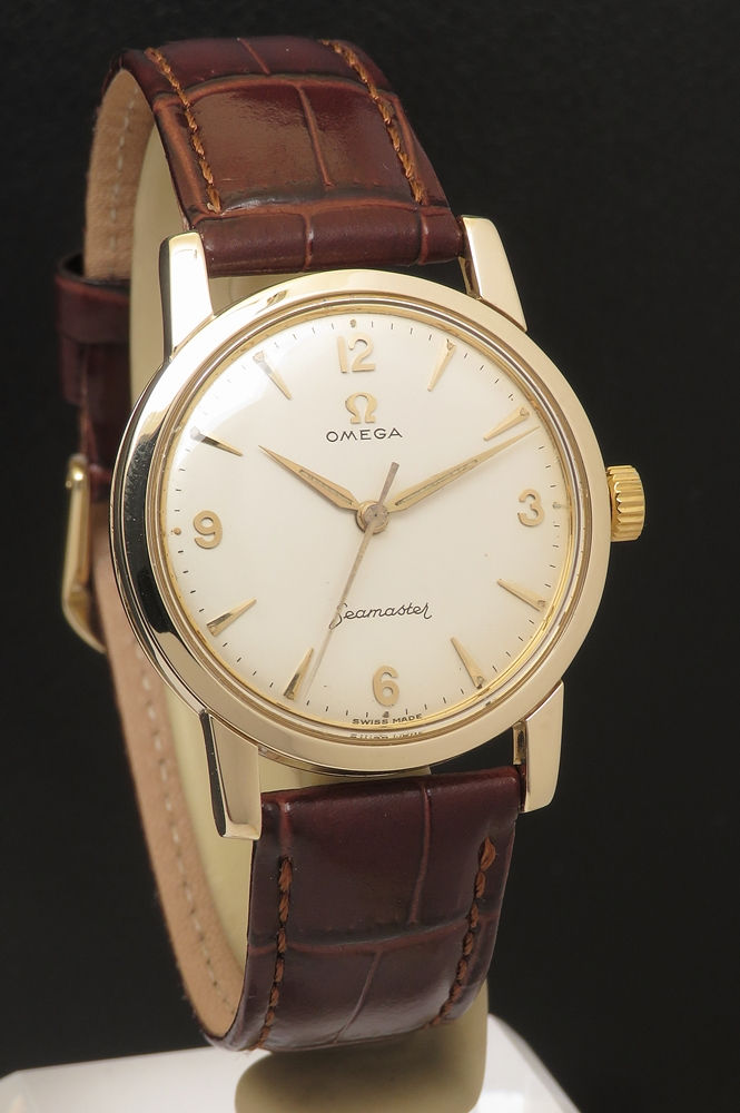 Thumbnail: Near Mint Heavy solid 9ct gold Omega Seamaster 1960