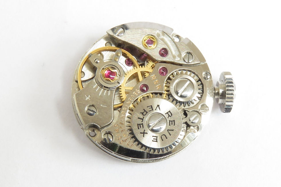 Thumbnail: Solid 18ct White Gold and Diamond Vertex Revue Ladies Cocktail Watch c1967