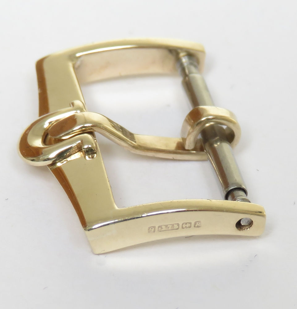 Thumbnail: Solid 9ct gold vintage Omega buckle 1964