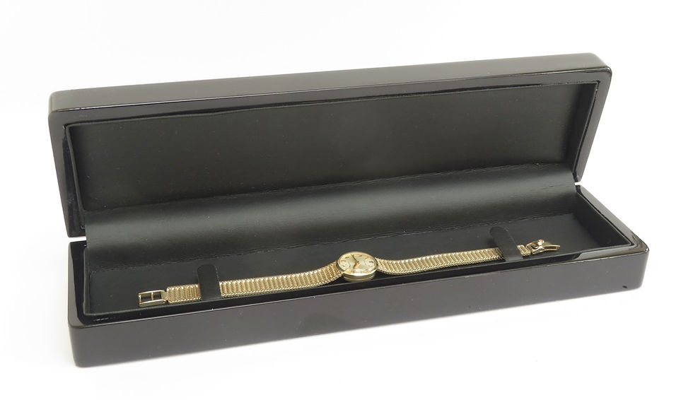Thumbnail: Solid 9ct Gold Rolex Precision Ladies Cocktail Watch c1964