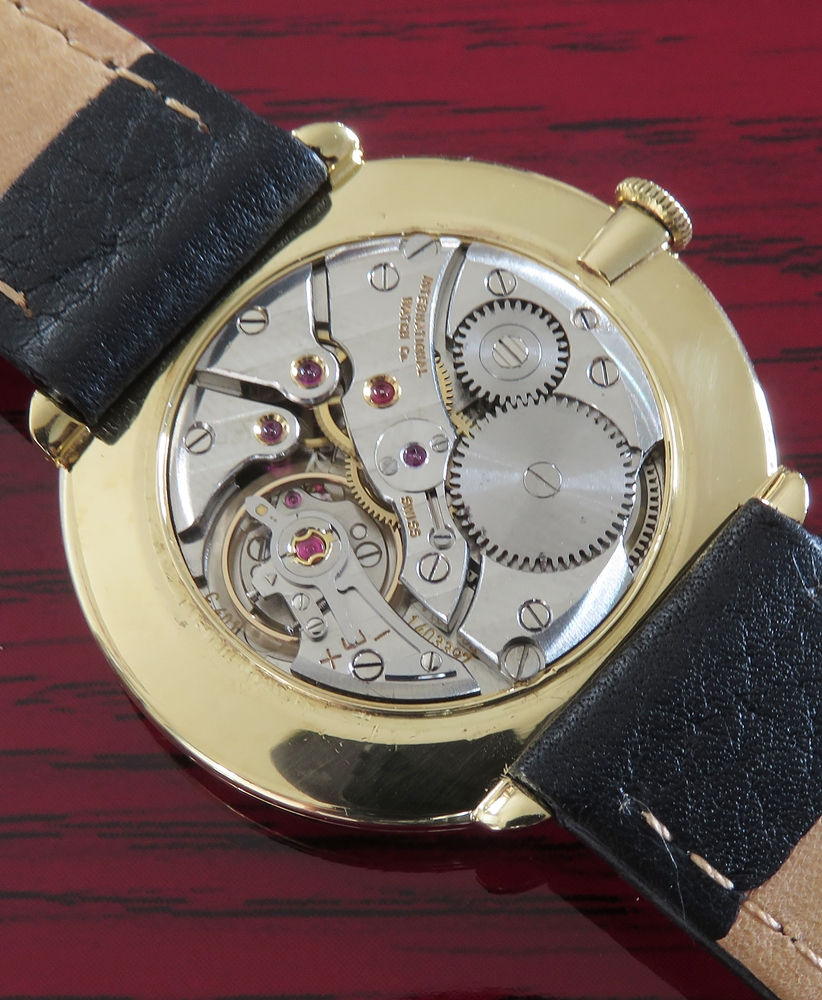 Thumbnail: Solid 18ct Gold International Watch Company IWC Deluxe c1956
