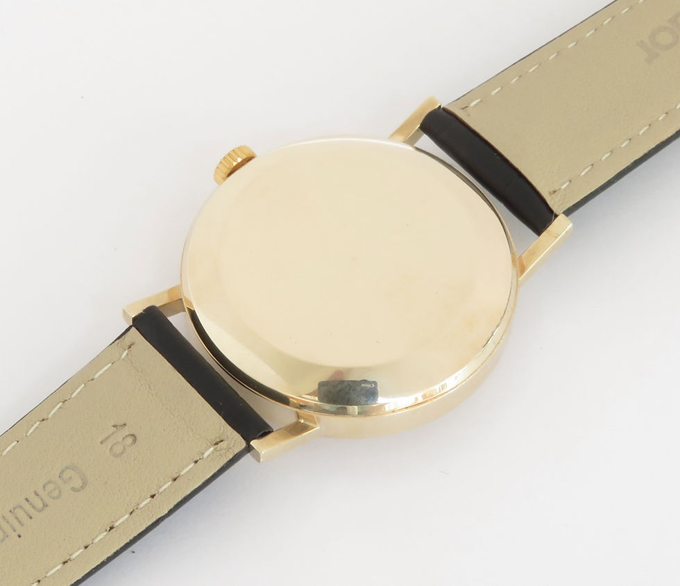 Thumbnail: Solid 9ct Gold Garrard Automatic With Boxes and Paperwork c1977