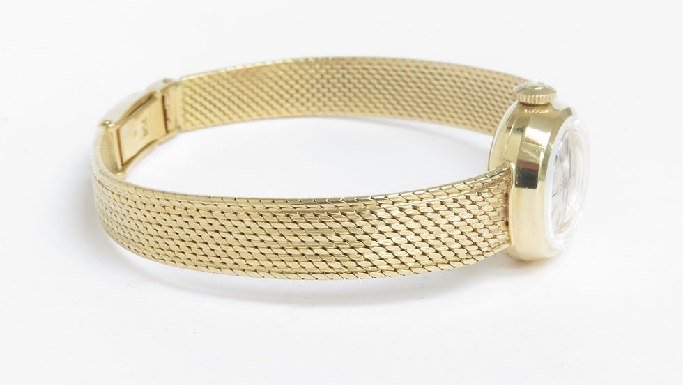 Thumbnail: Solid 18ct Omega Sapphette with Box 1962