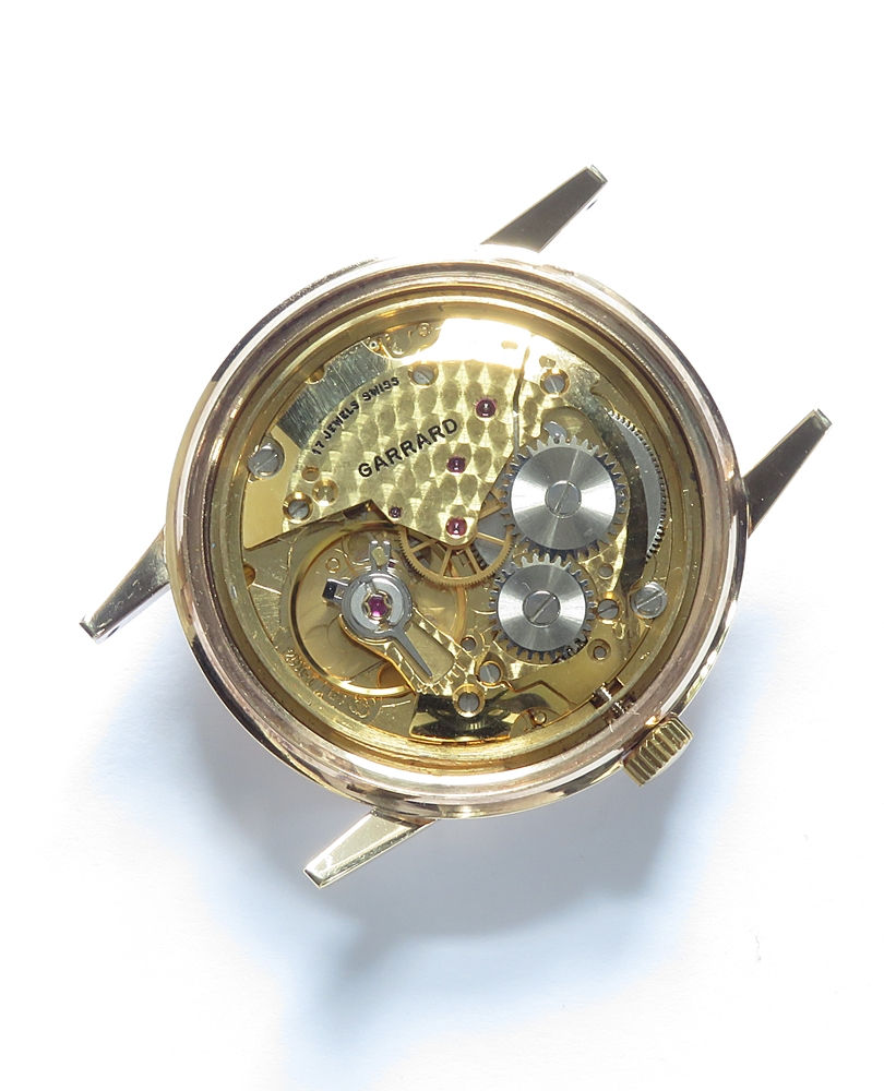 Thumbnail: Mint Unworn Solid 9ct Gold Garrard With Box And Papers From 1979
