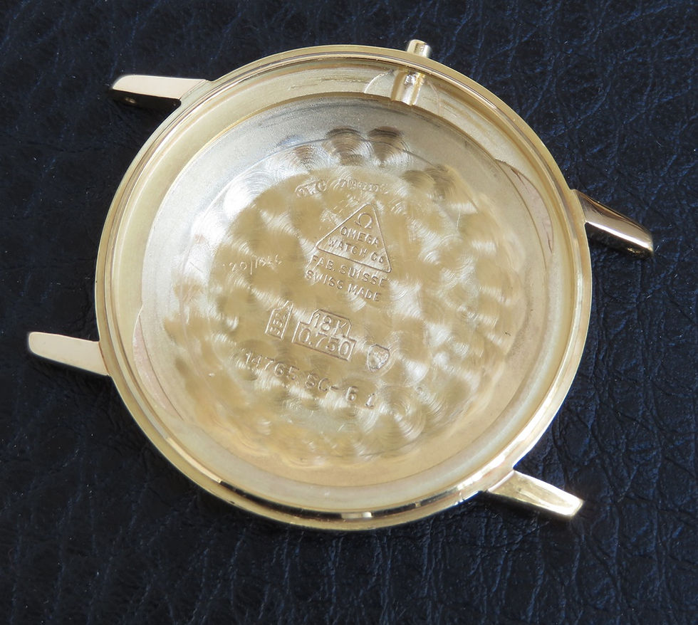 Thumbnail: Very Rare Solid 18ct Gold Omega Seamaster Deluxe c1961
