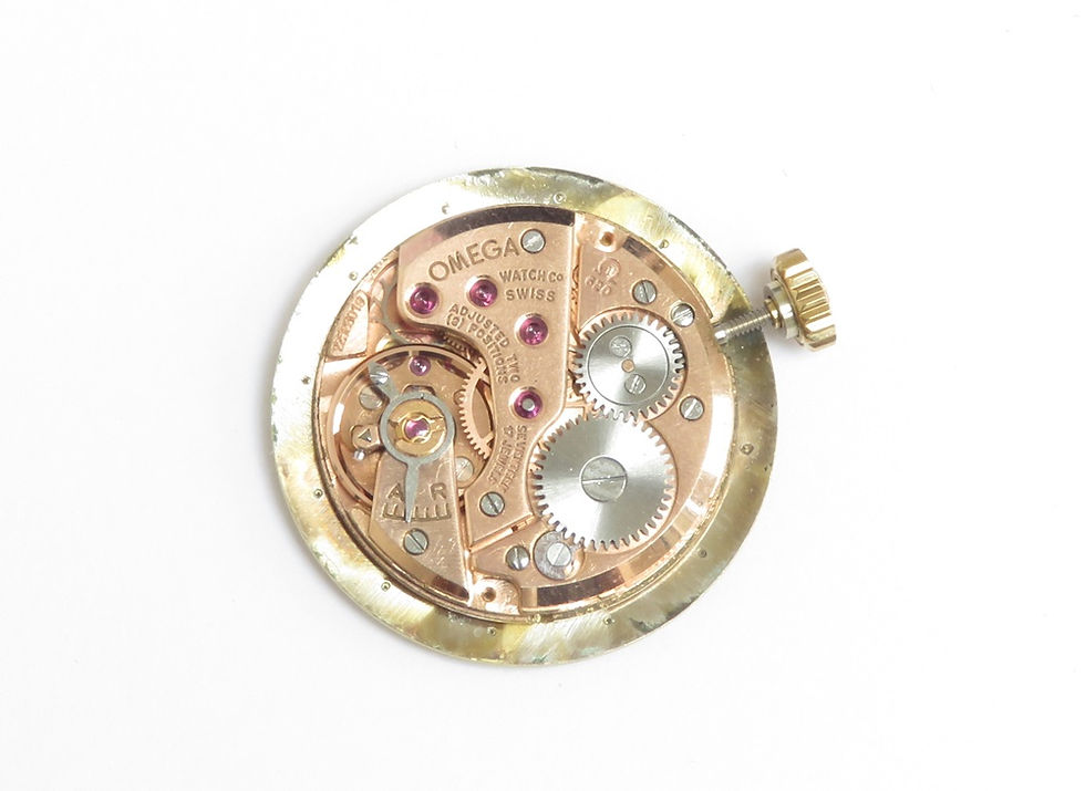 Thumbnail: Mint Original Solid 18ct Gold Omega De Ville Mid Size Watch c1965