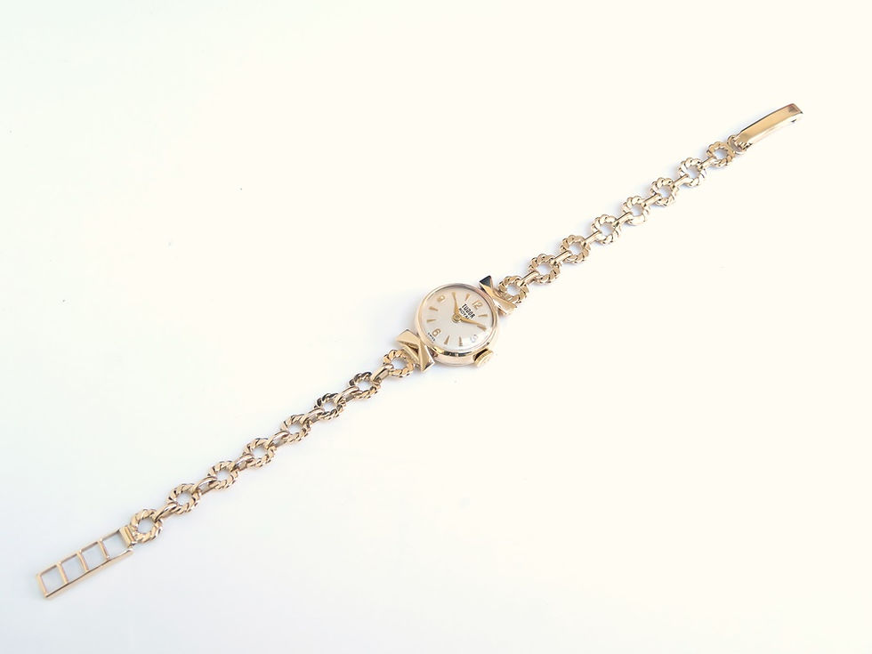 Thumbnail: Solid 9ct Gold Rolex Tudor Royal Ladies Cocktail Watch c1969