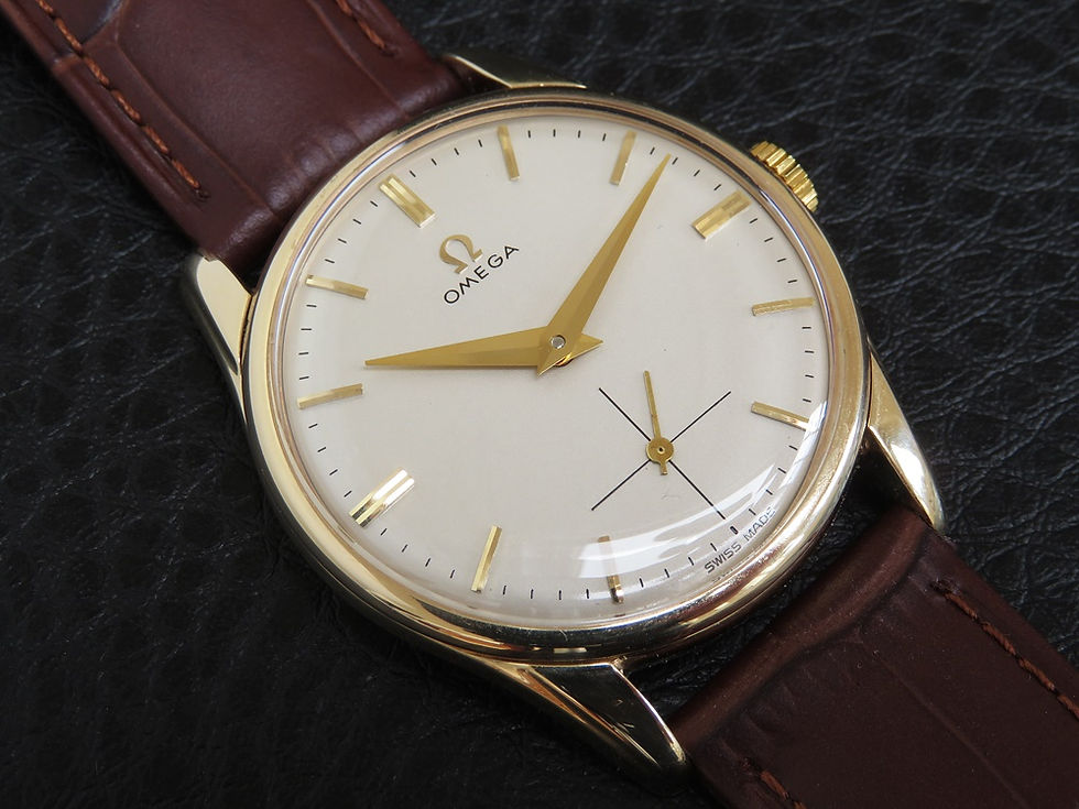 Thumbnail: Solid 9ct Gold Omega Calibre 269 c1965